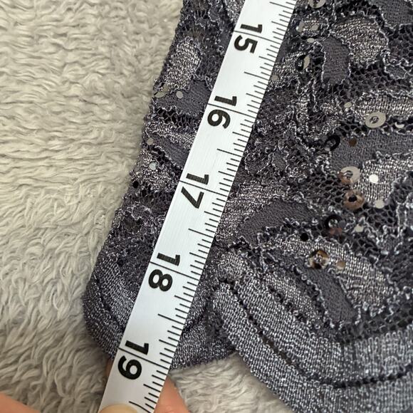 NWT Alex Evenings Dress Navy 10‎ Formal Lace Organza Mother of the Bride - Picture 12 of 12